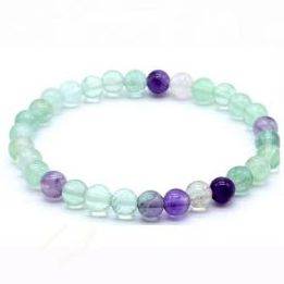 Pulsera 6mm Fluorita